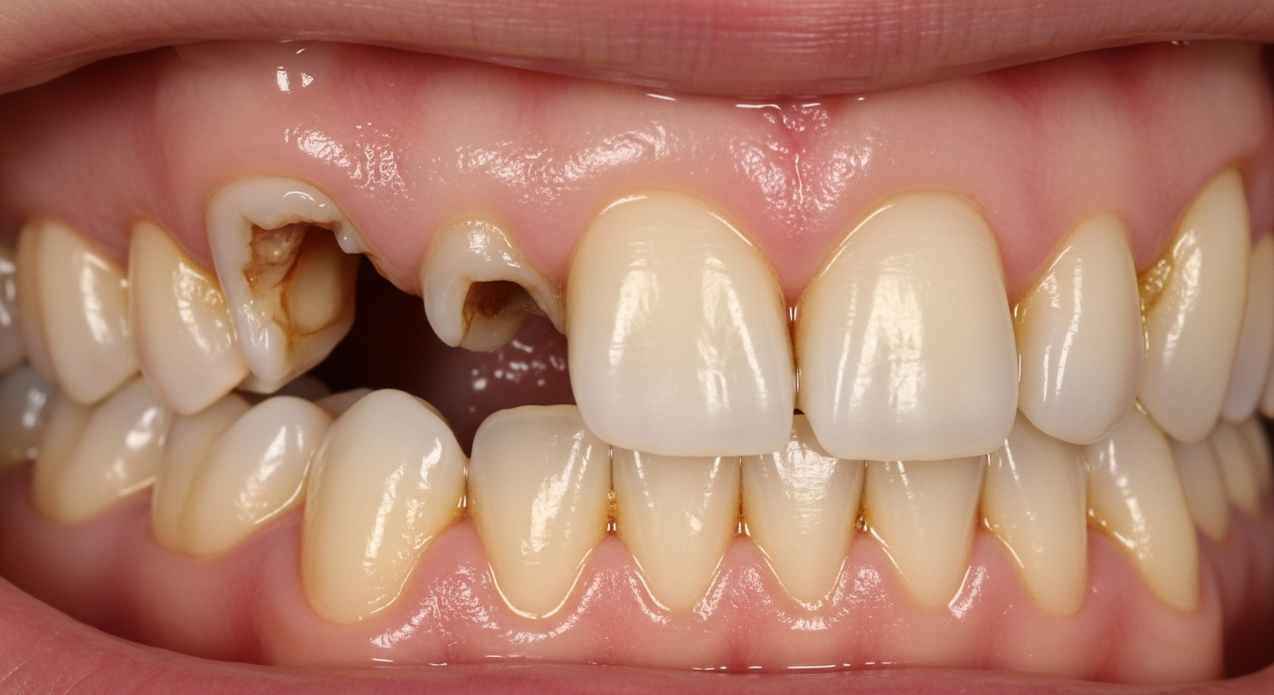 Before Cosmetic Dental Work